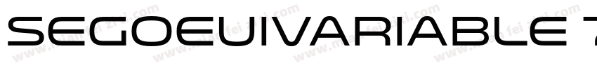 SegoeUIVariable 700 36 字体转换